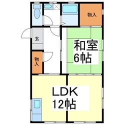 アネックス戸倉の物件間取画像